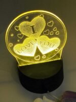 Light Up Your Love “I Love You” 3D LED Lamp - Image 2