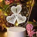 Light Up Your Love “I Love You” 3D LED Lamp