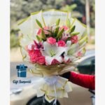 Luxury Lily & Rose Flower Bouquet