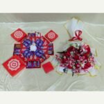 Unique artificial flowers and Chocolate Gift Combo