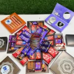 Chocolate Explosion Box with Pearl Necklace Set, Bangles & Lipstick Set - Image 2